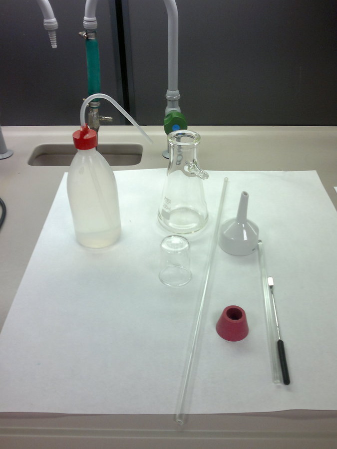 preparazione della postazione