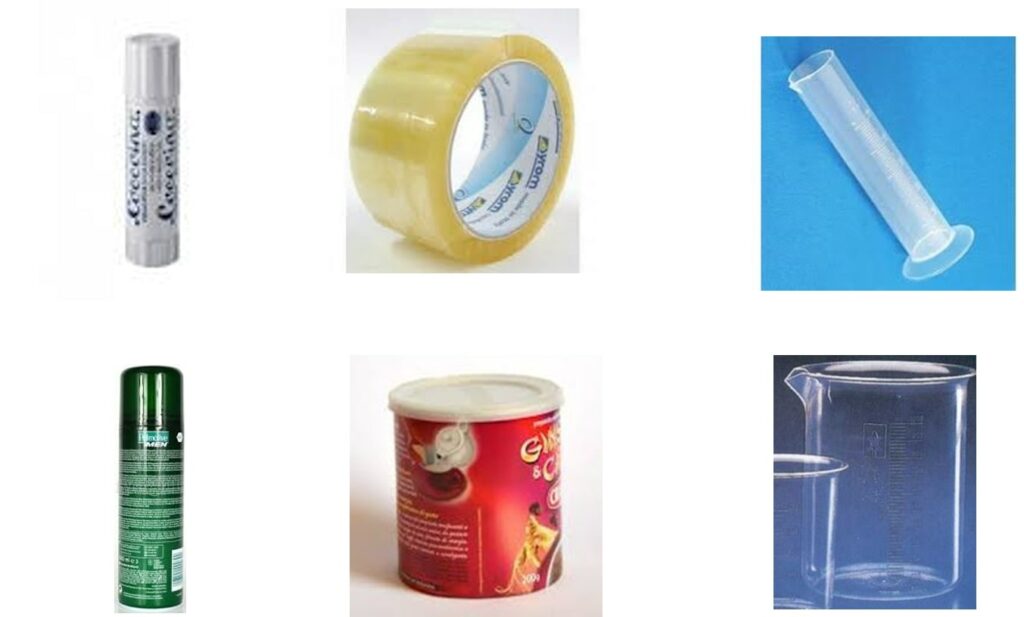 gli oggetti utilizzati per le misure