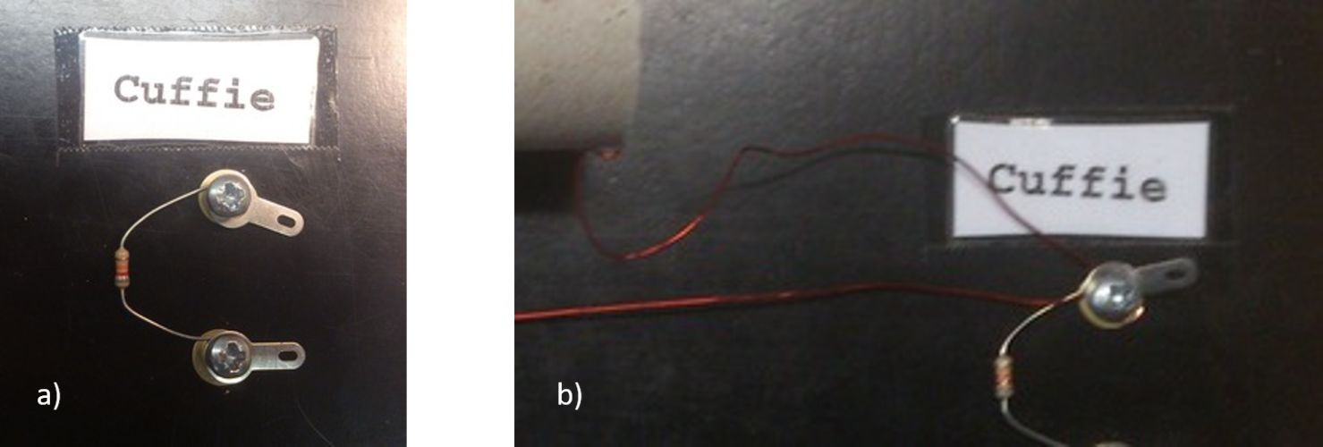 montaggio della resistenza e del filo di massa