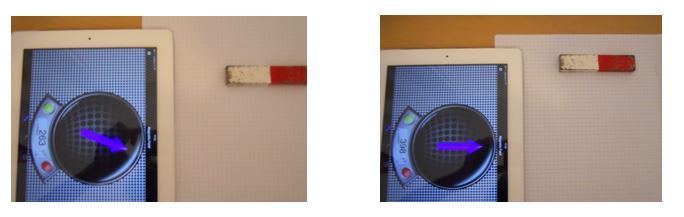 ricerca della corretta posizione del magnete