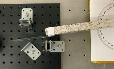 montaggio del vetrino nella strategia 2