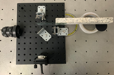 montaggio del vetrino nella strategia 3