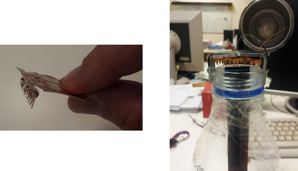 preparazione alternativa del pettine a punte superiore