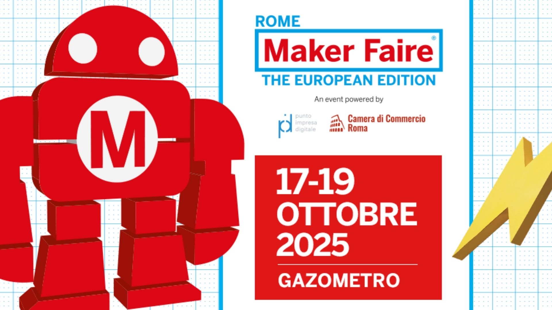 Locandina della Maker Faire Roma 2025