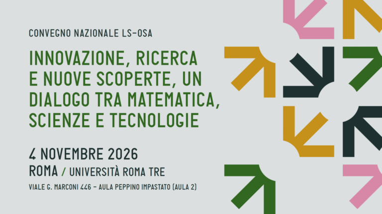 Locandina del XI Convengo nazionale del progetto LS-OSA tenutosi a Roma nel 2026